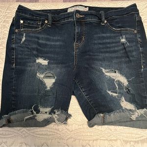 Denim shorts